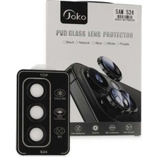 Bin1çeşit Joko Samsung Galaxy S24 Pvd Metal Kamera Lens - Siyah
