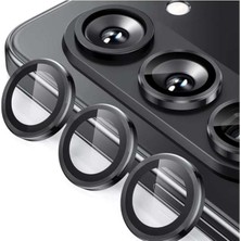 Bin1çeşit Samsung Galaxy Z Fold 5 Valdez Metal Kamera Lens - Siyah