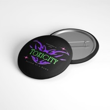 Beyaz Penguen System Of A Down - Toxicity - 58MM Rozet