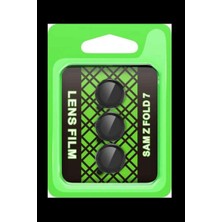 Bin1çeşit Galaxy Z Fold 7 Raze Metal Kamera Lens - Siyah