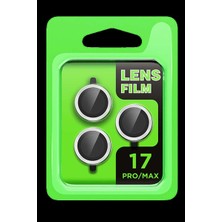 Bin1çeşit iPhone 17 Pro Raze Metal Kamera Lens - Gümüş