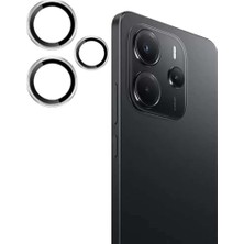 Bin1çeşit Redmi Note 14 4g Pvd Metal Kamera Lens - Gümüş