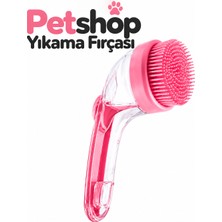 Mabelme Store Şampuan Hazneli Silikon Pet Yıkama - Lisinya