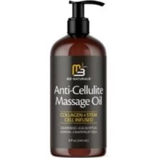 M3 Naturals Aaimox Kolajen ve Kök Hücre Içeren Masaj Yağı-Anti Cellulite Massage Oil
