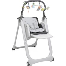 Polly Magıc Relax Mama Sandalyesi Grey Melange