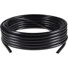 Metre Rg-58 50 Ohm Ince Yumuşak Sabit Mobil Telsizi Için Çatı Araç Anteni Kablosu Siyah