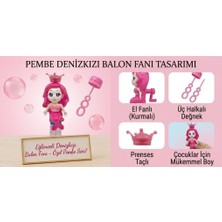 Mabelme Store Eğlenceli Deniz Kızı Balon Fanı - 31076 (Lisinya)