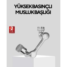 Bin1çeşit Döner Musluk Başlığı Çok Açılı Robotik Kol Su Tasarruflu