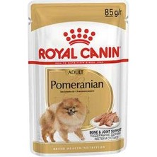 Bin1çeşit Pomeranian Loaf Gravy Pouch Yetişkin Köpek Konservesi 85 gr