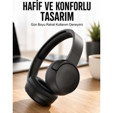 Bin1çeşit Kulak Üstü Kablosuz Bluetooth Kulaklık Gürültü Önleyici Uzun Şarj Süreli