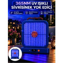 Bin1çeşit Şarjlı Uv Işıklı Sinek Öldürücü Cihaz Mavi Elektrikli Sivrisinek Yok Edici