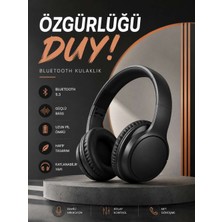 Bin1çeşit Kulak Üstü Bluetooth Kulaklık Ayarlanabiilir Uzun Pil Ömrü Kablosuz 5.0 Bluetooth
