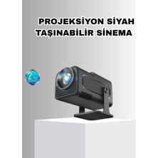 Bin1çeşit Taşınabilir Akıllı Projeksiyon HDMI USB Uyumlu Oyun Destekli Kompakt
