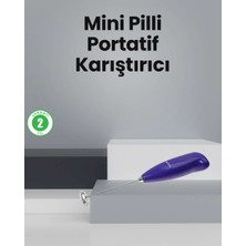Bin1çeşit Mutfak Için Mini El Mikseri – Kahve, Süt, Krema ve Sos Karıştırıcı