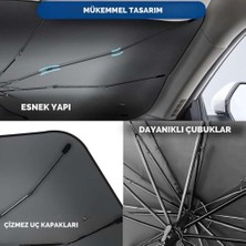 Bin1çeşit Fiat Fiorino, Citroen Berlingo, Renault Kangoo, Ford Courier, Vw Caddy Uyumlu Oto Şemsiye