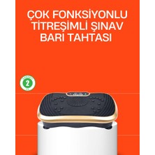 Bin1çeşit Vücut Şekillendirmeye Yardımcı Titreşimli Spor Platformu