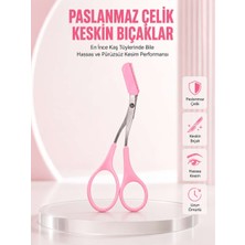 Bin1çeşit Taraklı Kaş Düzeltme Makası – Hassas Şekillendirme ve Kolay Kullanım