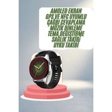 Bin1çeşit Akıllı Saat 46MM Android ve Ios Uyumlu Sağlık Takibi