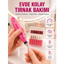 Bin1çeşit 6 Uçlu Elektrikli Manikür Pedikür Seti Yeni Nesil