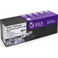 Gümrük Bey Queen CB540A CE320A CF210X Uyumlu Siyah Toner 2000 Sayfa