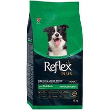 Bin1çeşit Orta ve Büyük Irk Tavuklu Yetişkin Köpek Maması 12 kg