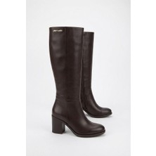 Pierre Cardin 56087 Rahat Şık Kalın Topuklu Kaymaz Taban Kadın Çizme