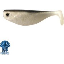 DFT Discovery Discovery Sası 3017 6,0 cm Renk: 126 Beyaz Sırtı Siyah 1/25 Adet Silikon Yem