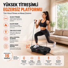 Missidea Relaxus Yüksek Titreşimli Egzersiz Platformu Bluetooth Masaj Aleti Ev Fitness Cihazı