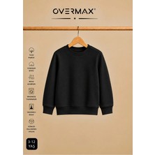 Overmax Çocuk Bisiklet Yaka Basic Sweatshirt - 3-12 Yaş