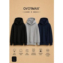 Overmax Çocuk 3'lü Sweatshirt Takımı – 3-12 Yaş