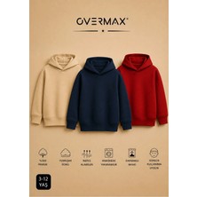 Overmax Çocuk 3'lü Sweatshirt Takımı – 3-12 Yaş