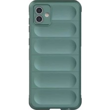 Bin1çeşit Galaxy A05 Kılıf Optimum Silikon - Koyu Yeşil