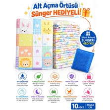 Naturashine Pofuduk Alt Açma Örtüsü 5+5 10 Adet 60*60 cm ( Sünger Hediyeli)