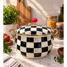 Casa De Bella Elıte Class Emaye 18 cm Dama Güveç Tencere 4,5lt
