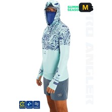 Fujin Pro Angler S26 Buff&hoodie Izohips Mint Sweatshirt
