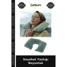 Carlburn Özel Üretim Yolculuk Boyun Desteği Pratik Konforlu Uçak Tatil Seyahat Yastığı Boyunluk