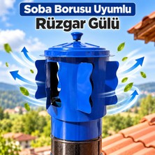 Karahisarlı Metal Soba Borusu Uyumlu Rüzgâr Gülü – Metal Baca Başlığı