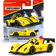 Matchbox Radical Sr3 Xxr Sarı 1:64 Araba – 71/125 JHP12