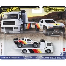 Hot Wheels Premium Team Transport HRV39 Car Culture Fleet Street & Toyota Off-Road Truck