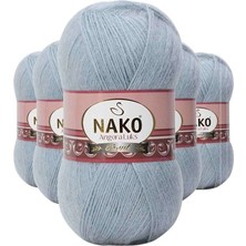 Bin1çeşit 5 Adet Angora Lüks El Örgü Ipi 12936