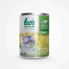 Bin1çeşit Sığır Etli Pate Yetişkin Kedi Konservesi 12 Adet 400 gr