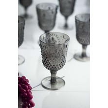 Bin1çeşit Akrilik Füme Tekli Kadeh & Su Meşrubat Kahve Yanı Bardağı 450 ml ( Cam Değildir )