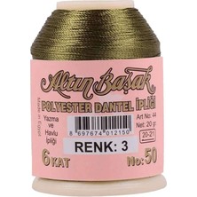 Bin1çeşit Altınbaşak Oya ve Dantel Ipi 20 gr - Royaleks - No: 003