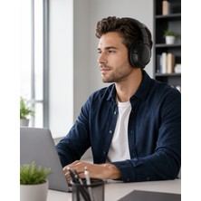 Kaliteyi Bul Bluetooth Kulak Üstü Kulaklık Geniş Frekans Aralığı
