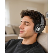 Kaliteyi Bul Kablosuz Bluetooth Kulaklık 5.0 18 Saat Süre Siyah Dinamik Sürücü