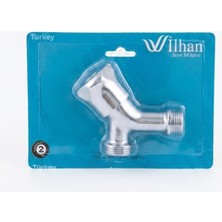 Str Store Çamaşır ve Bulaşık Makinesi Musluğu - 3/4" Standart Bağlantı Ara Musluğu - Krom Kaplama Dayanıklı Metal - Paslanmaz Çelik Görünümlü - Kolay Montaj