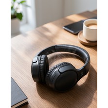 Kaliteyi Bul Siyah Bluetooth Kulaklık 18 Saat Pil Ömrü