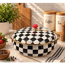 Casa De Bella Elıte Class Emaye 26 cm Dama Karnıyarık Tencere