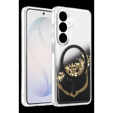 Hubrendy Mep Onegif Samsung Galaxy S26 Lotus Simli Magsafe Kapak - Siyah