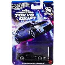 Hot Wheels Silver Series Nissan 350Z Custom - Silver Series Fast & Furious: Tokyo Drift Siyah 1/64 Diecast Model Araba